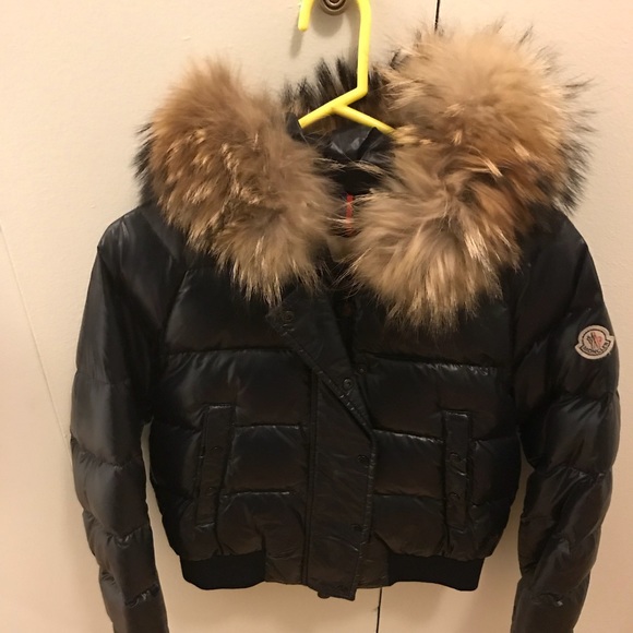 moncler puffer jacket fur hood